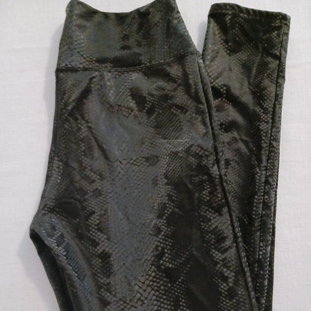 Women Animal Print Black Tights